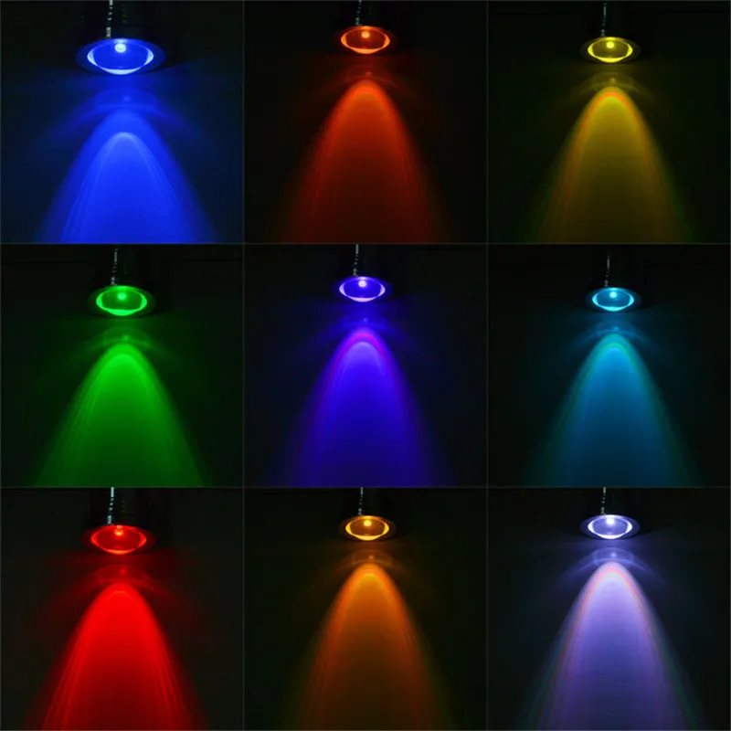 Waterproof RGB LED Spotlight 10W 15W Underwater LED Floodlight for Fountain Pool Aquarium 85-265V EU/US Plug Outdoor Garden Lamp