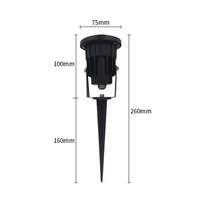 Garden Decorations Light LED IP65 Waterproof Lawn Lamp 220V 110V 12V 24V Warm White Green 5W 10W 15W 20W Landscape Spike Spotlig