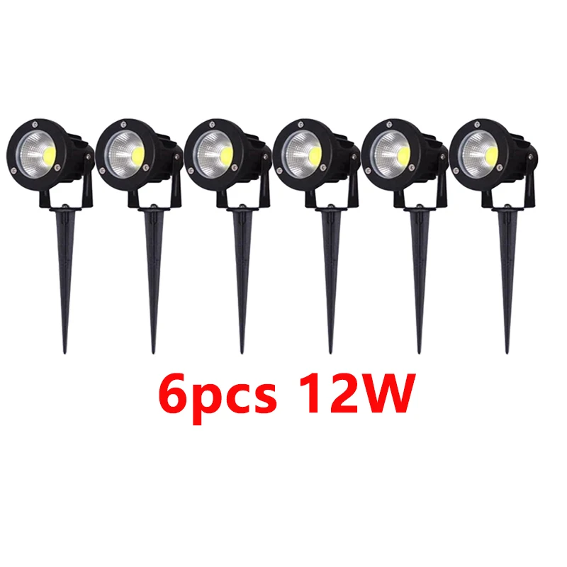 Garden Decorations Light LED IP65 Waterproof Lawn Lamp 220V 110V 12V 24V Warm White Green 5W 10W 15W 20W Landscape Spike Spotlig