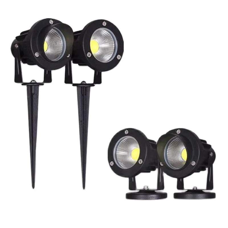 Garden Decorations Light LED IP65 Waterproof Lawn Lamp 220V 110V 12V 24V Warm White Green 5W 10W 15W 20W Landscape Spike Spotlig