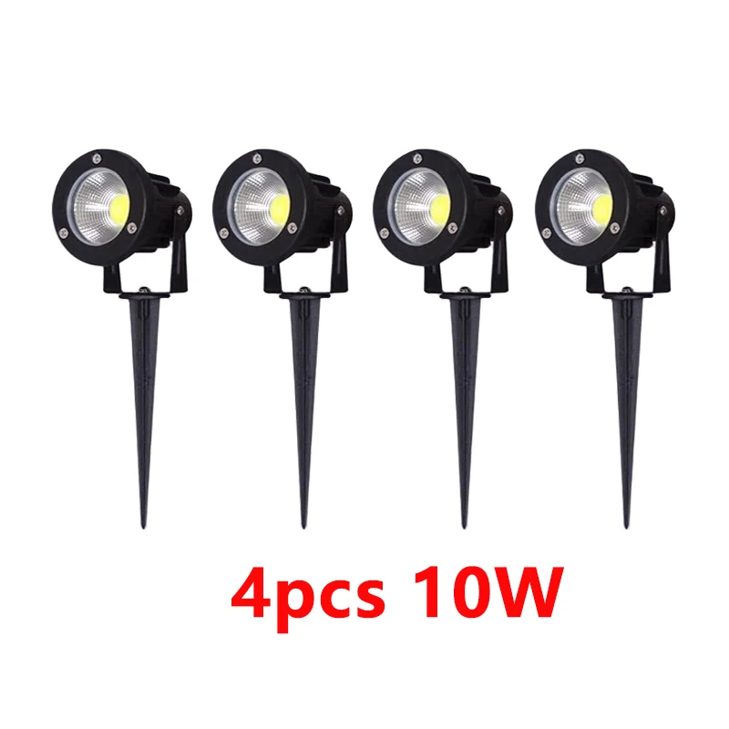 Garden Decorations Light LED IP65 Waterproof Lawn Lamp 220V 110V 12V 24V Warm White Green 5W 10W 15W 20W Landscape Spike Spotlig