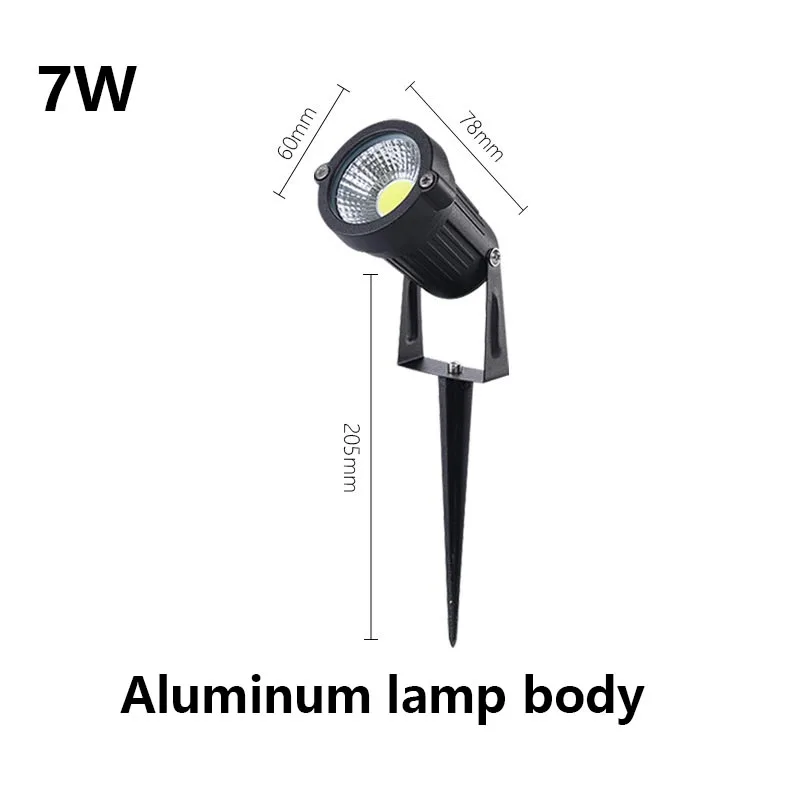 Garden Decorations Light LED IP65 Waterproof Lawn Lamp 220V 110V 12V 24V Warm White Green 5W 10W 15W 20W Landscape Spike Spotlig