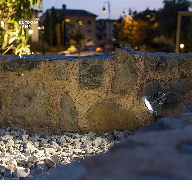 Garden Decorations Light LED IP65 Waterproof Lawn Lamp 220V 110V 12V 24V Warm White Green 5W 10W 15W 20W Landscape Spike Spotlig
