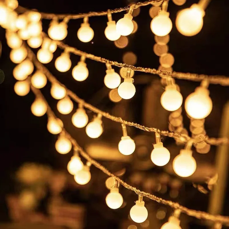 1/2/3/5/10/20M USB LED String Lights Copper Silver Wire Garland Light 5V Fairy Lights Party Decoration For Christmas Wedding