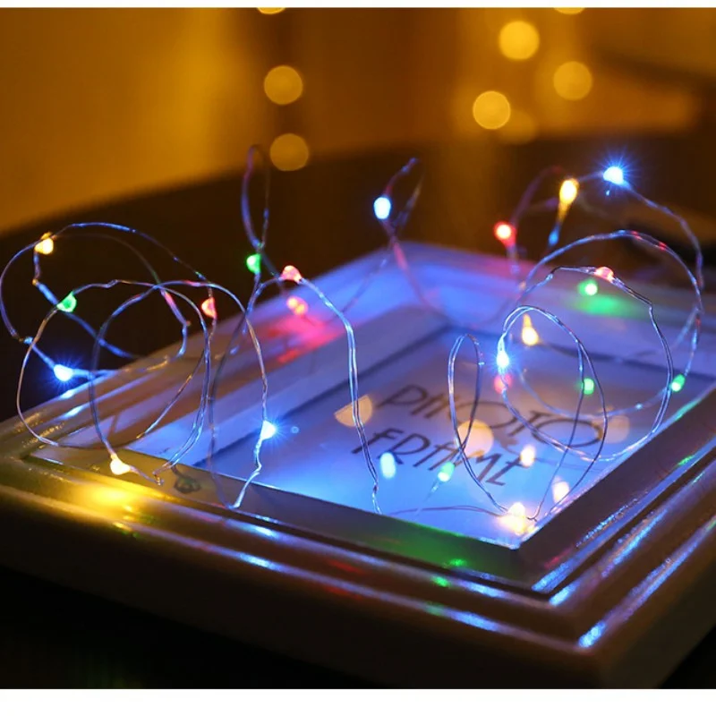 1/2/3/5/10/20M USB LED String Lights Copper Silver Wire Garland Light 5V Fairy Lights Party Decoration For Christmas Wedding
