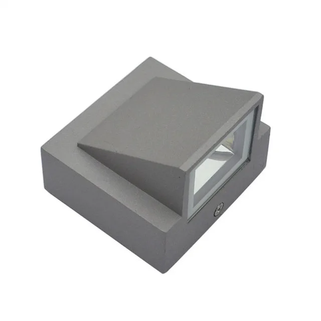 IP65 Waterproof 5W 10W Indoor Outdoor LED Wall Lamp Modern Aluminum Surface Mounted Cube LED Garden Porch Light AC110V/220V