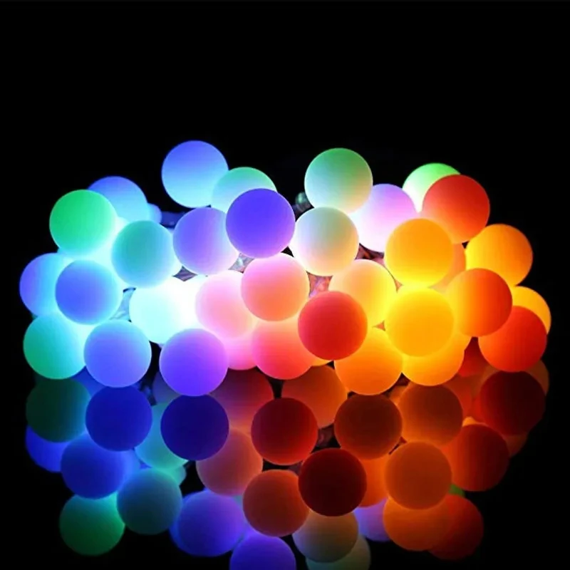 100LED Solar String Flowers Fairy Lights 10m 20m Waterproof Outdoor Solar String Lights Decorated Garden Christmas Holiday Light