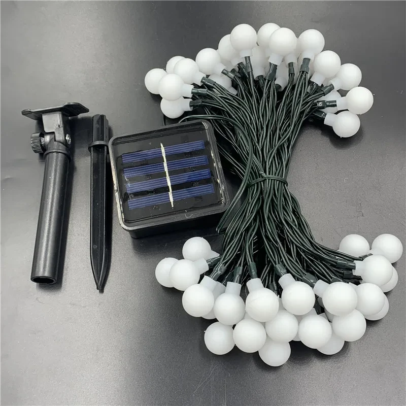 100LED Solar String Flowers Fairy Lights 10m 20m Waterproof Outdoor Solar String Lights Decorated Garden Christmas Holiday Light