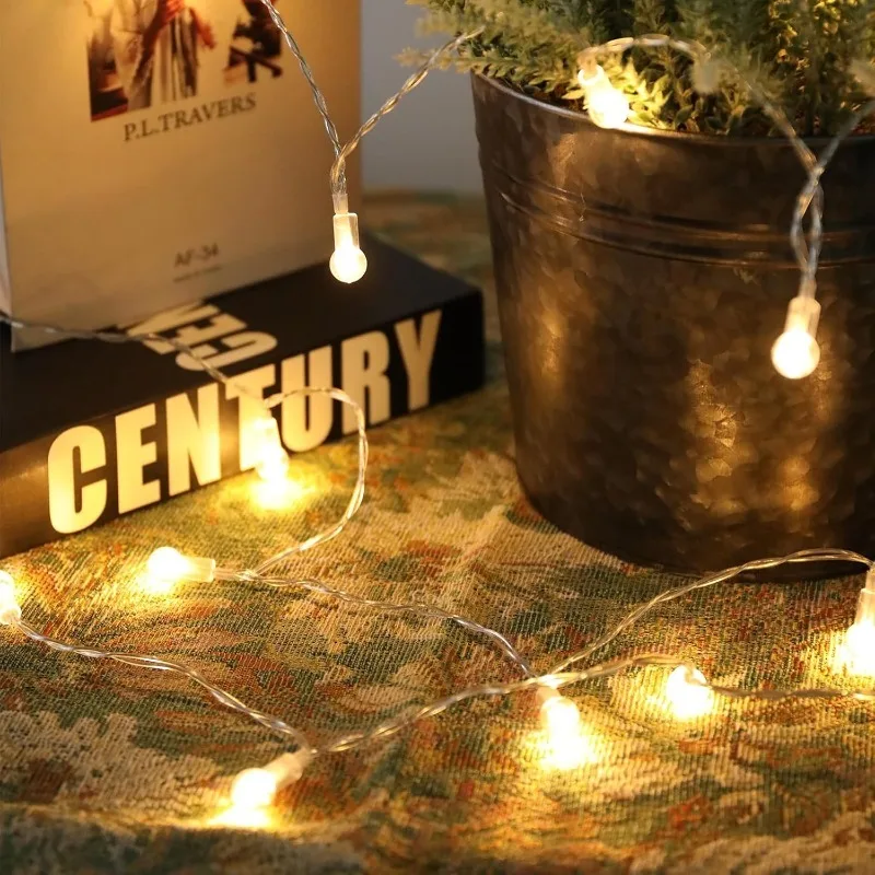 Globe String Lights USB/Battery Power String Lights Waterproof Outdoor Lamp for Wedding Garden Christmas Camping Party Decor