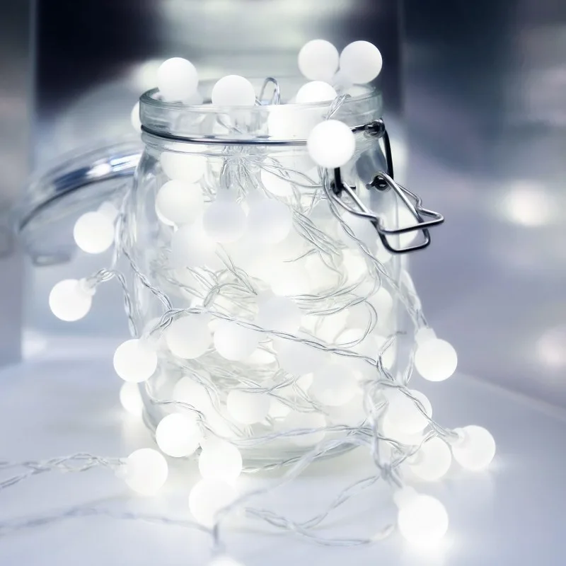 Globe String Lights USB/Battery Power String Lights Waterproof Outdoor Lamp for Wedding Garden Christmas Camping Party Decor