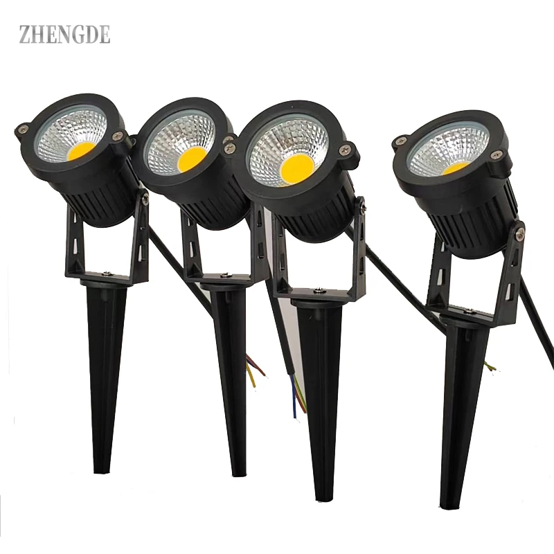 LED Garden Lights Outdoor Waterprof Lawn Lamp 220V110V12V 5W10W15W20W Landscape Spike Bulb IP65 Led Light Garden Path Spotlights