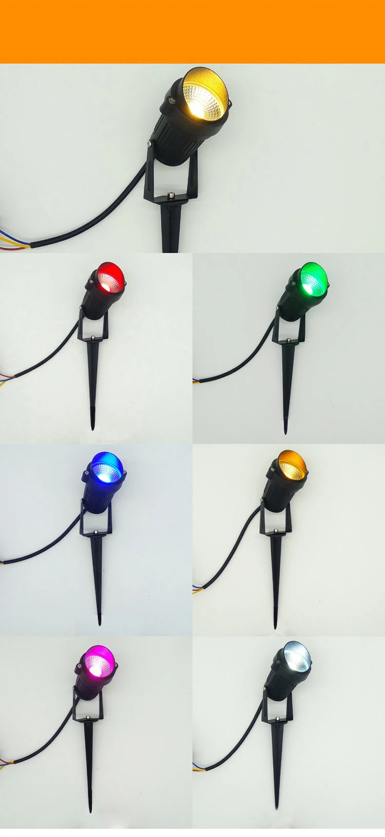 LED Garden Lights Outdoor Waterprof Lawn Lamp 220V110V12V 5W10W15W20W Landscape Spike Bulb IP65 Led Light Garden Path Spotlights