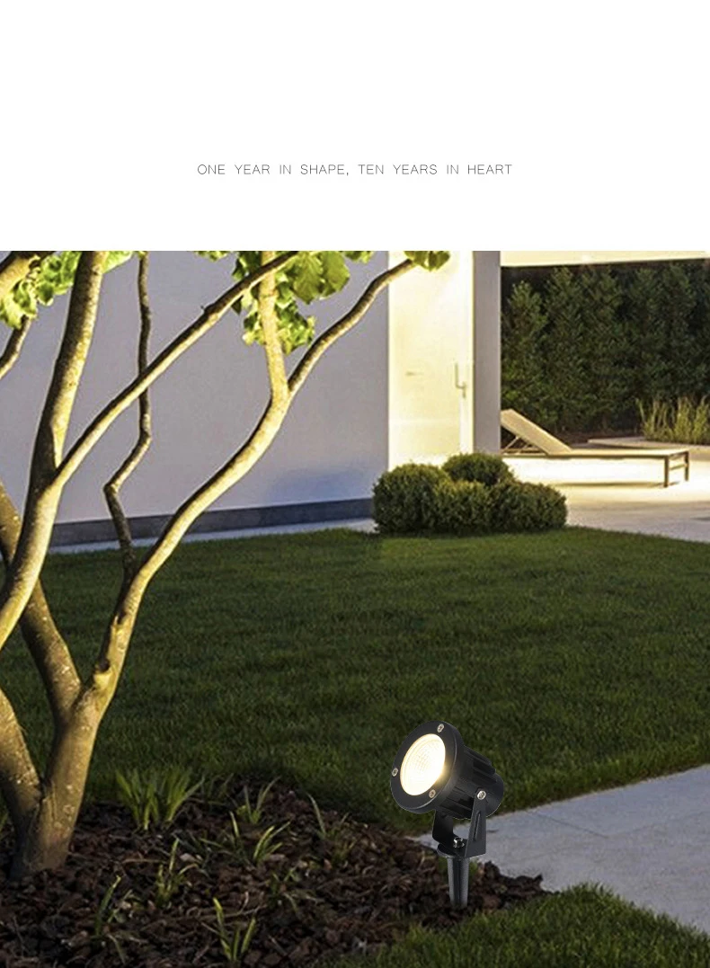 LED Garden Lights Outdoor Waterprof Lawn Lamp 220V110V12V 5W10W15W20W Landscape Spike Bulb IP65 Led Light Garden Path Spotlights