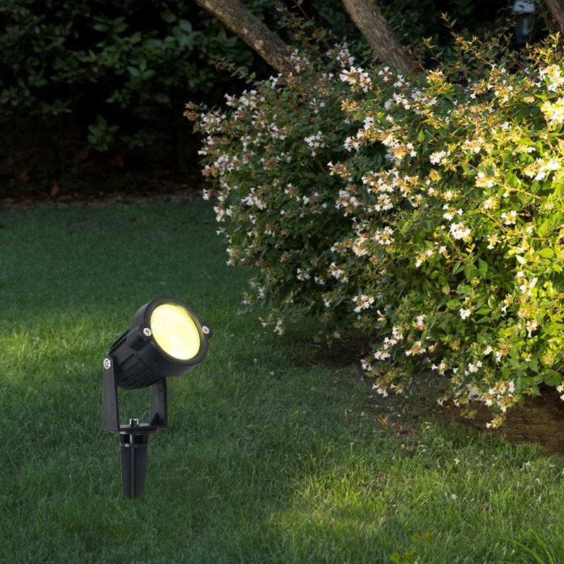LED Garden Lights Outdoor Waterprof Lawn Lamp 220V110V12V 5W10W15W20W Landscape Spike Bulb IP65 Led Light Garden Path Spotlights