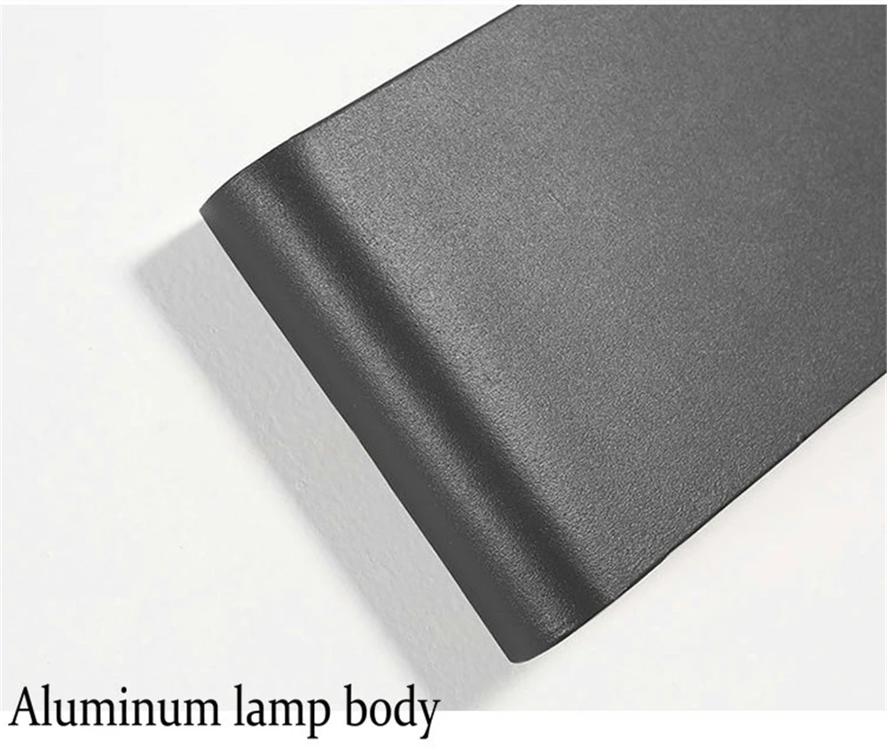 Modern Waterproof Outdoor 12W LED Wall Lamp IP65 Aluminum UP and Down Wall Light Garden Porch Sconce Decoration Light 110V 220V