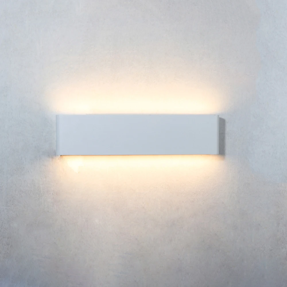 Modern Waterproof Outdoor 12W LED Wall Lamp IP65 Aluminum UP and Down Wall Light Garden Porch Sconce Decoration Light 110V 220V
