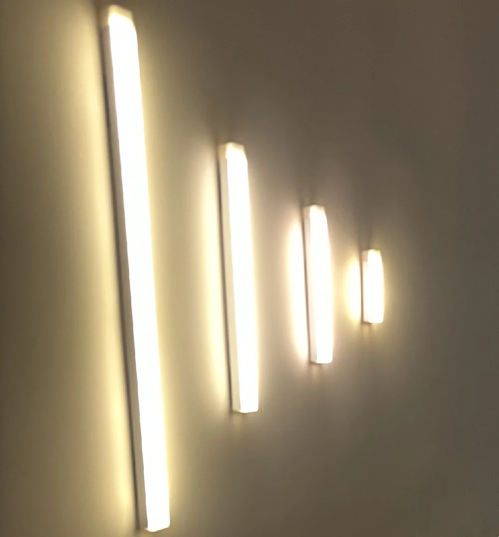 AITHEA Motion Sensor LED Night Light USB Rechargeable Bedside Lamp Wireless Portable Cabinet Tube Light for Wardrobe Staircase