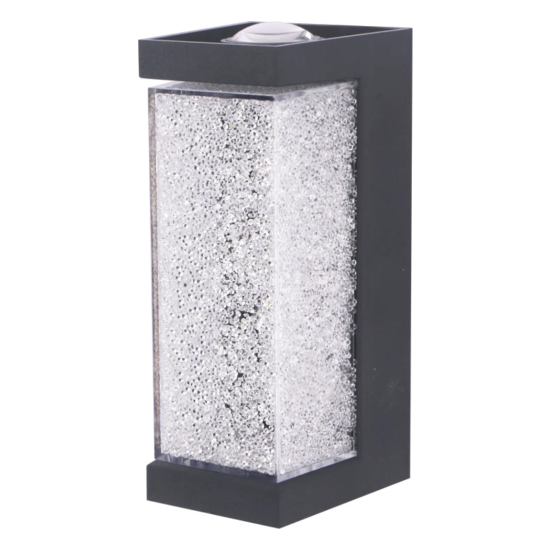 Outdoor Waterproof Wall Light European Luxury Crystal 10W LED Wall Lamp for Porch Corridor Villa Hotel Exterior Wall Lamps