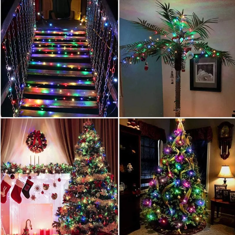 20m USB LED String Lights Fairy String Lights Warm White LED String Lights for Christmas Wedding Party Home Holiday Decoration