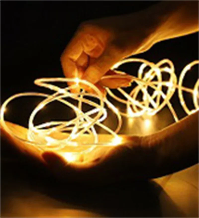 20m USB LED String Lights Fairy String Lights Warm White LED String Lights for Christmas Wedding Party Home Holiday Decoration