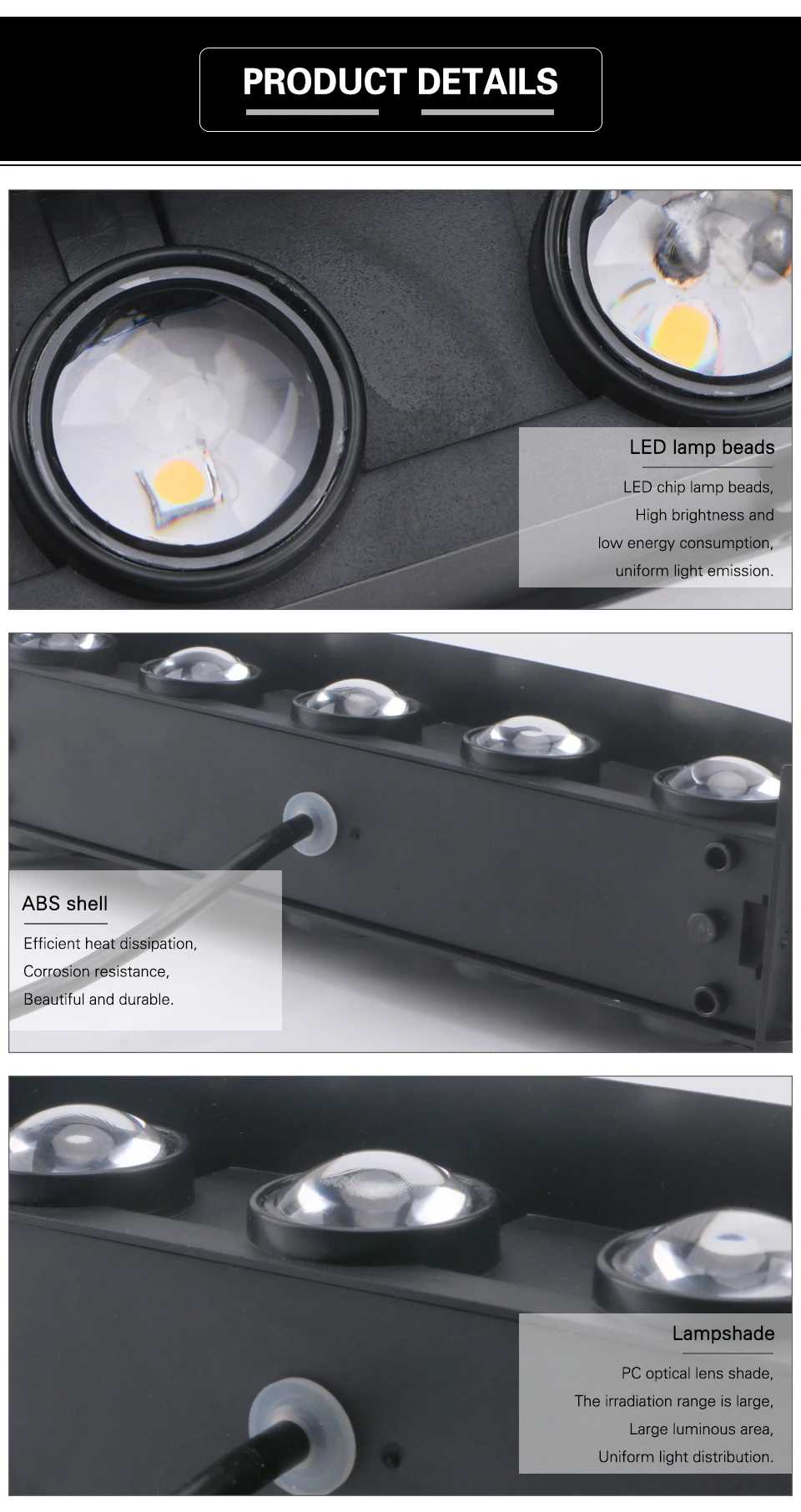 LED Wall Lamp 4/6/8/10 Outdoor Wall Lamps Up And Down Towards Lighting For Indoor Room Decoration Garden Lighting Street Lights