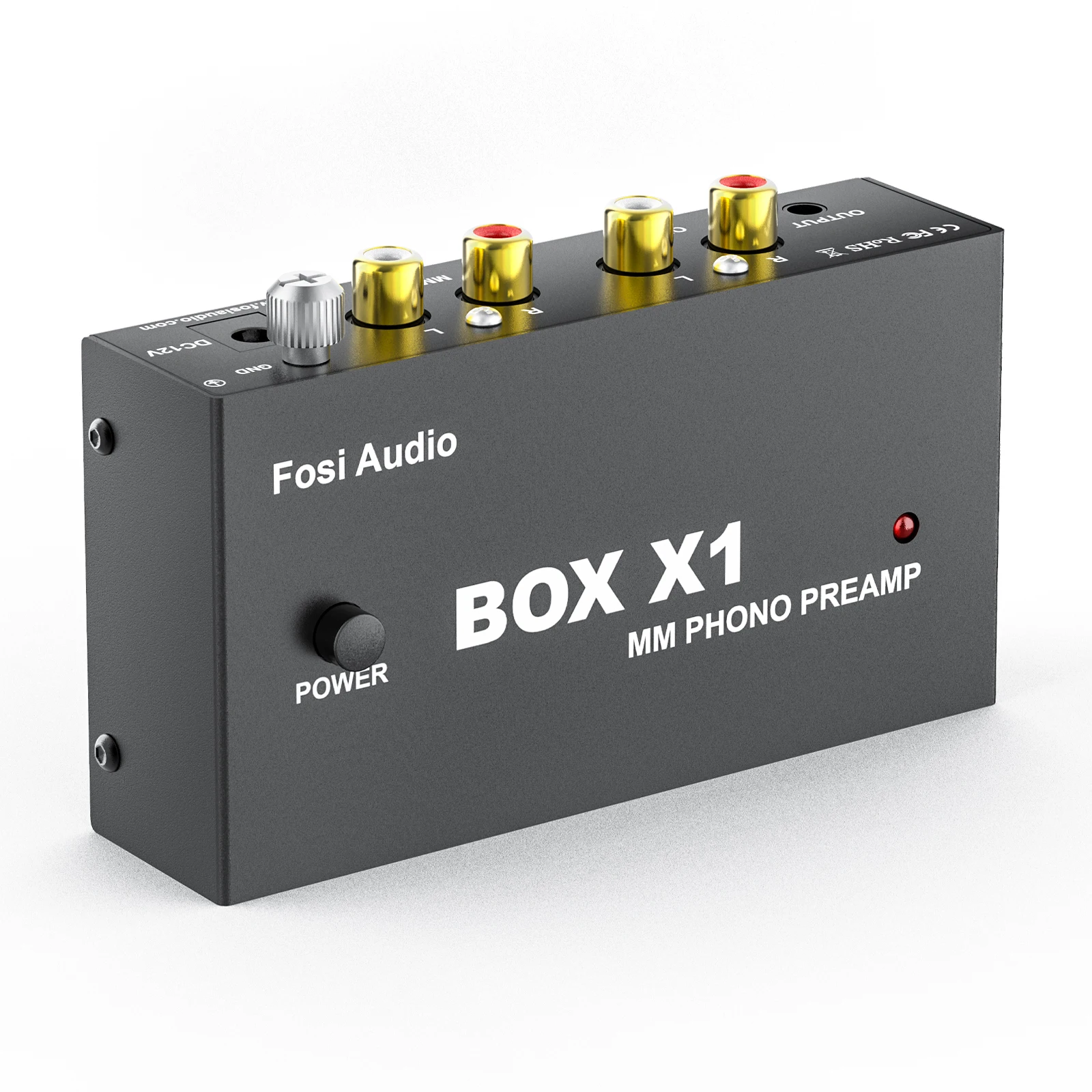 Fosi Audio Phono Preamp for Turntable Phonograph Preamplifier Mini Stereo Audio HiFi With Headphone Amplifier