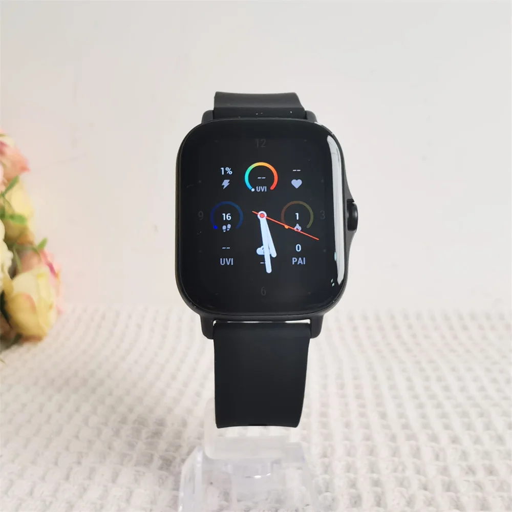 Amazfit GTS 2e Smartwatch Built-in Sports Modes GPS 5ATM Waterproof Smart Watch for Men Heart Rate Monitoring 95New No Box