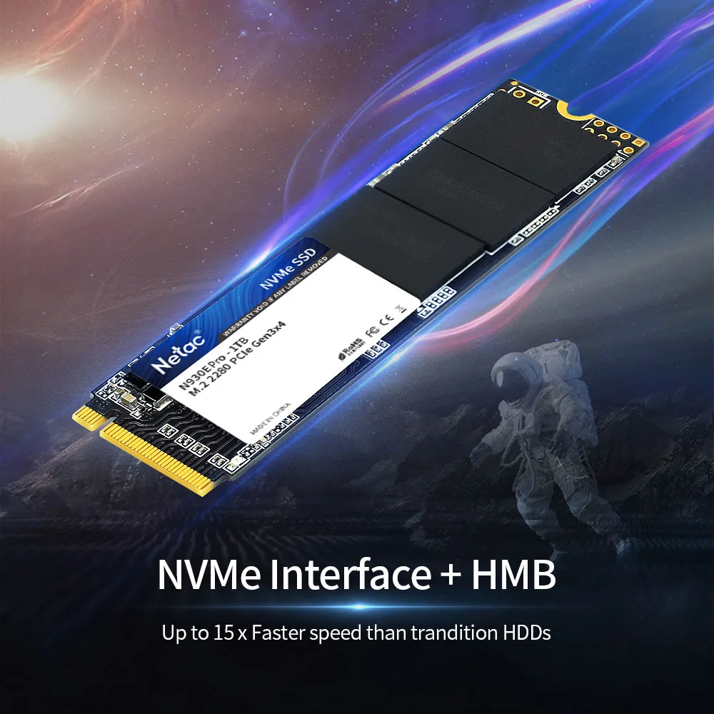 Netac M2 SSD NVMe 128gb 256gb 512gb 1tb SSD 500gb 250gb 960gb PCIe M.2 2280 Hard Drive Internal Solid State Disk for Laptop