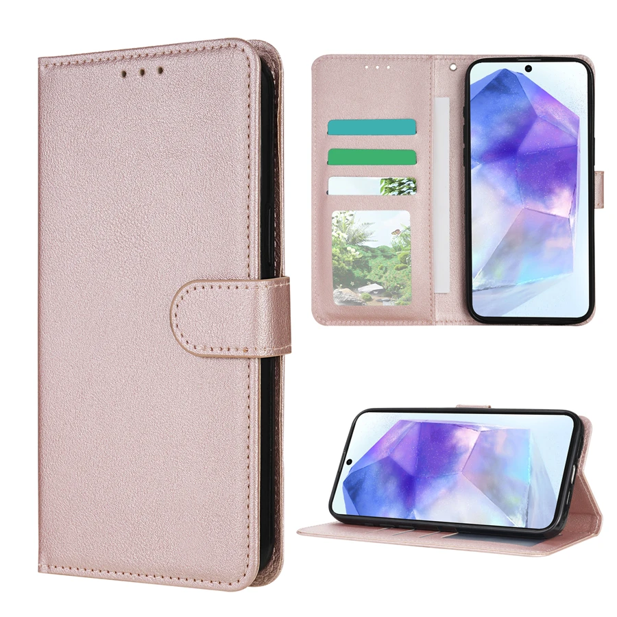 Wallet Magnetic Flip Leather Case For SamsungGalaxy A05s A06 A07 A12 A13 A14 A15 A16 A17 A24 A26 A34 A35 A36 A52 A53 A54 A55 A56