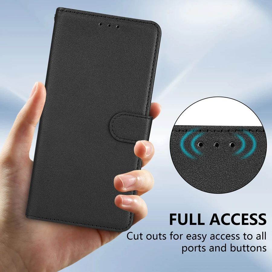 Wallet Magnetic Flip Leather Case For SamsungGalaxy A05s A06 A07 A12 A13 A14 A15 A16 A17 A24 A26 A34 A35 A36 A52 A53 A54 A55 A56
