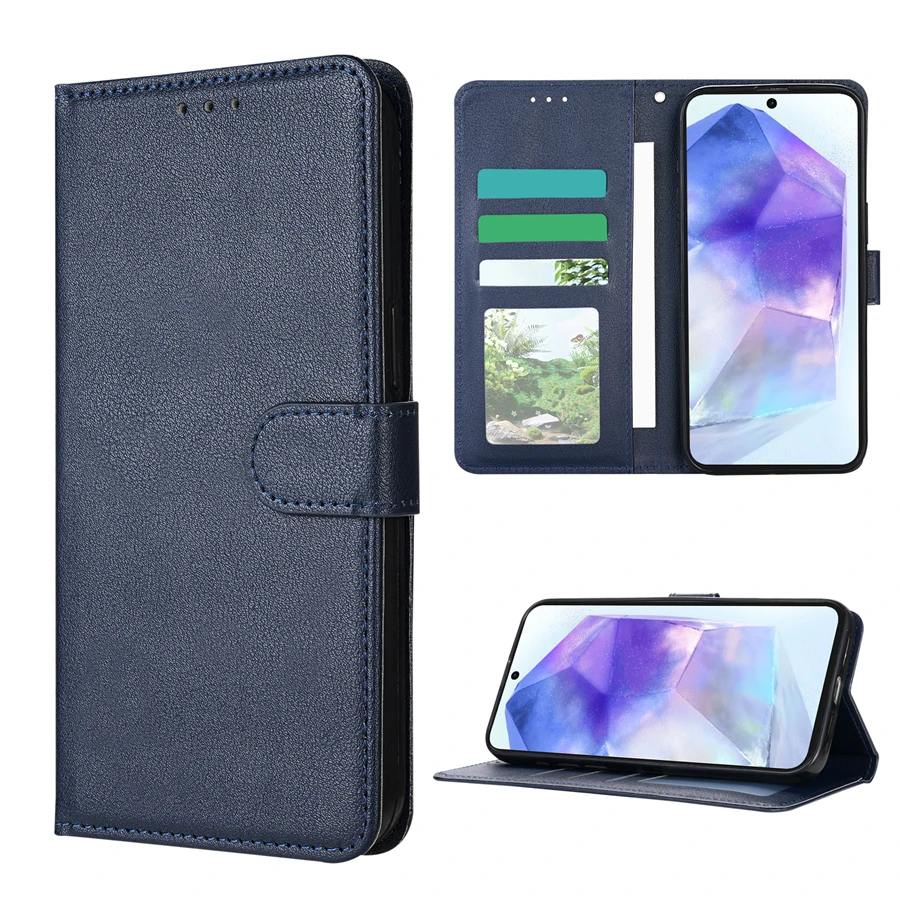 Wallet Magnetic Flip Leather Case For SamsungGalaxy A05s A06 A07 A12 A13 A14 A15 A16 A17 A24 A26 A34 A35 A36 A52 A53 A54 A55 A56