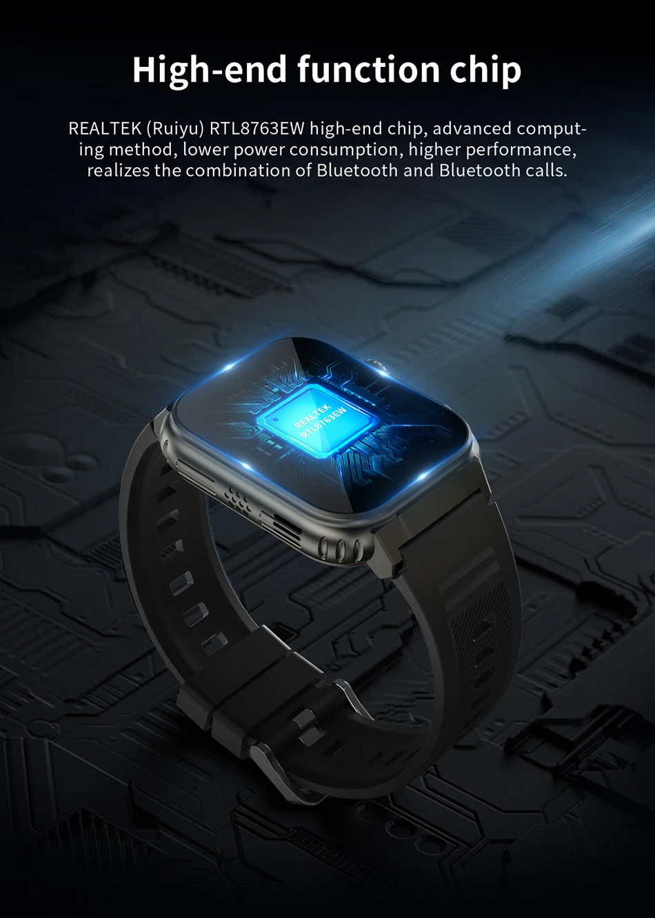 LIGE Bluetooth Call Men Smart Watch Women 600Mah Large Battery 100+ Sports Fitness Tracker Waterproof Local Music Smartwatch Man