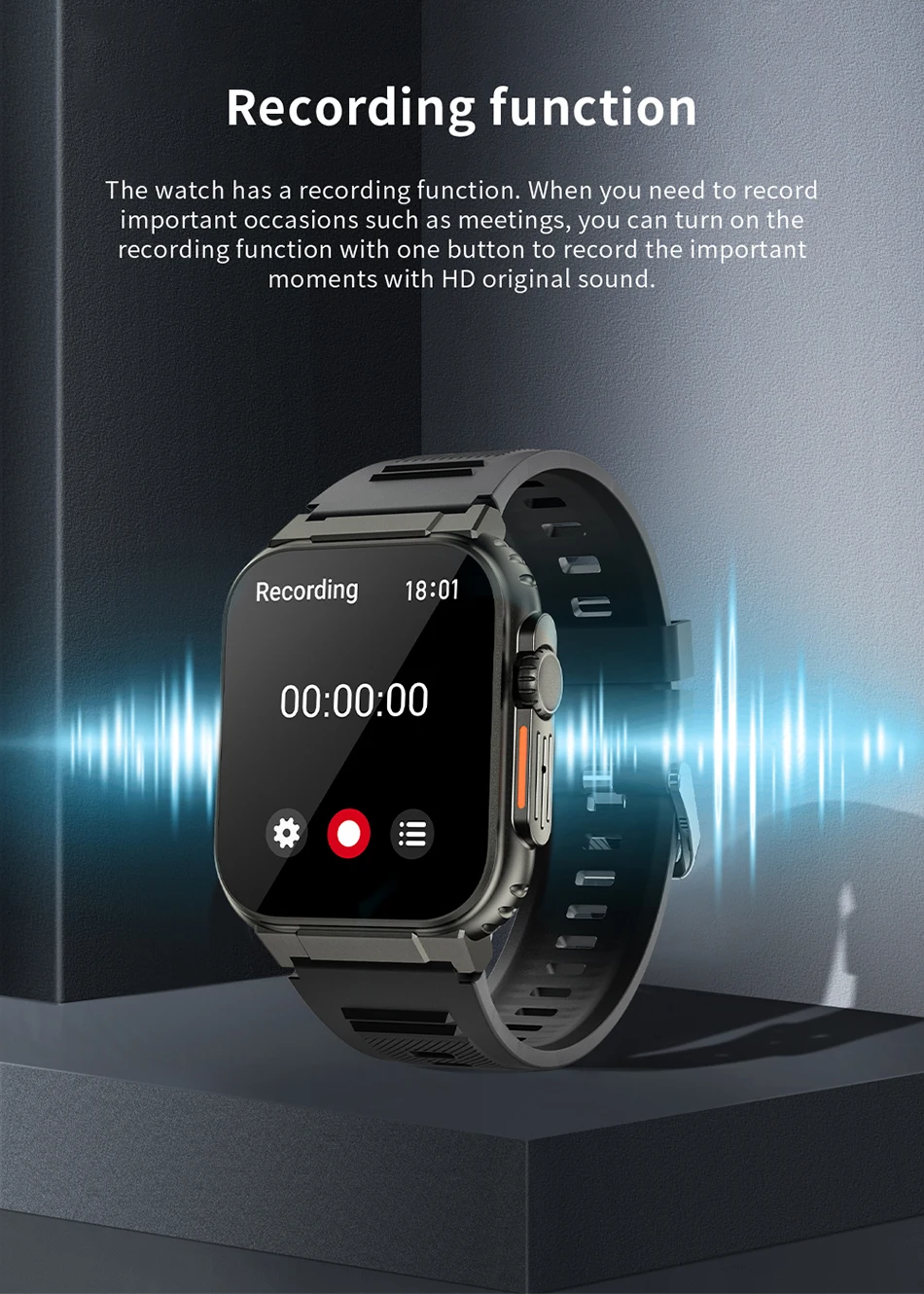 LIGE Bluetooth Call Men Smart Watch Women 600Mah Large Battery 100+ Sports Fitness Tracker Waterproof Local Music Smartwatch Man