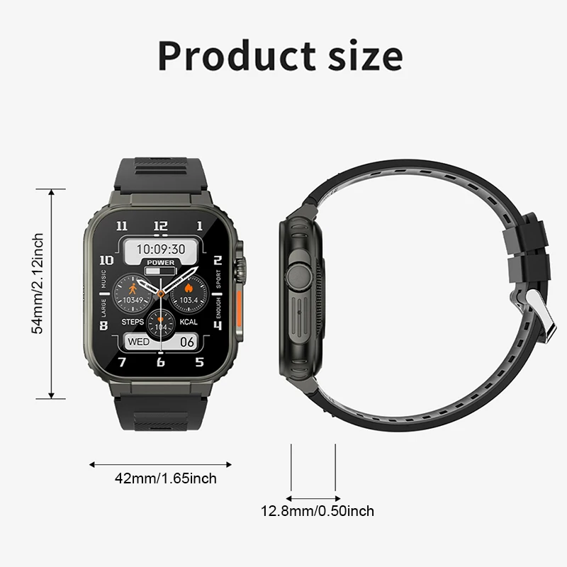 LIGE Bluetooth Call Men Smart Watch Women 600Mah Large Battery 100+ Sports Fitness Tracker Waterproof Local Music Smartwatch Man