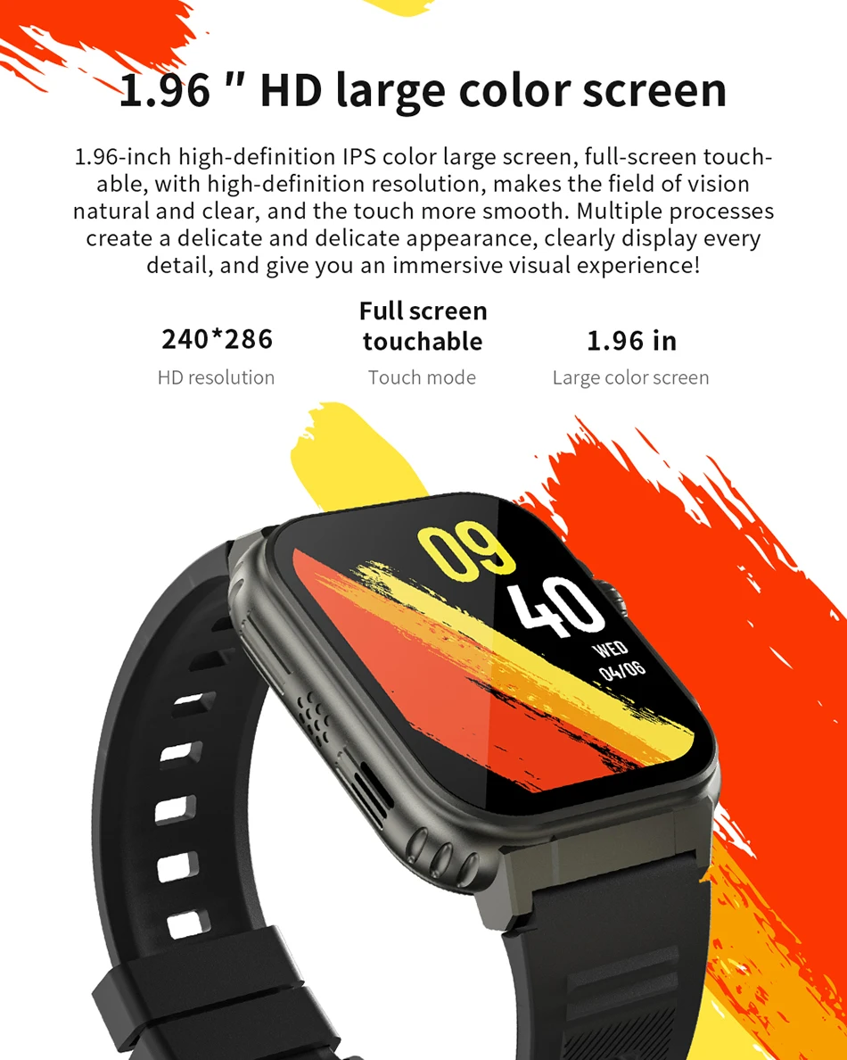 LIGE Bluetooth Call Men Smart Watch Women 600Mah Large Battery 100+ Sports Fitness Tracker Waterproof Local Music Smartwatch Man