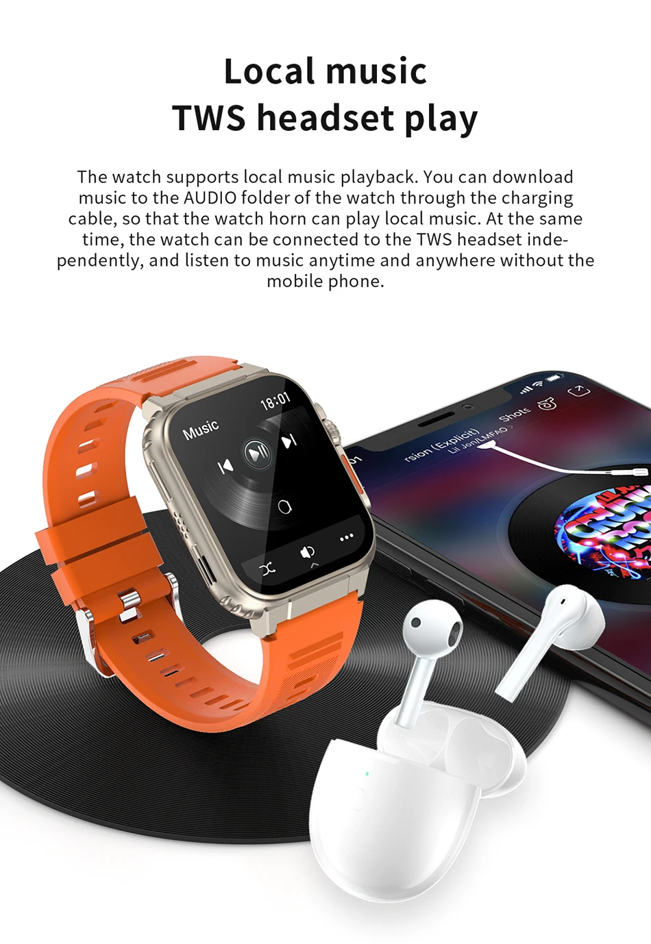 LIGE Bluetooth Call Men Smart Watch Women 600Mah Large Battery 100+ Sports Fitness Tracker Waterproof Local Music Smartwatch Man