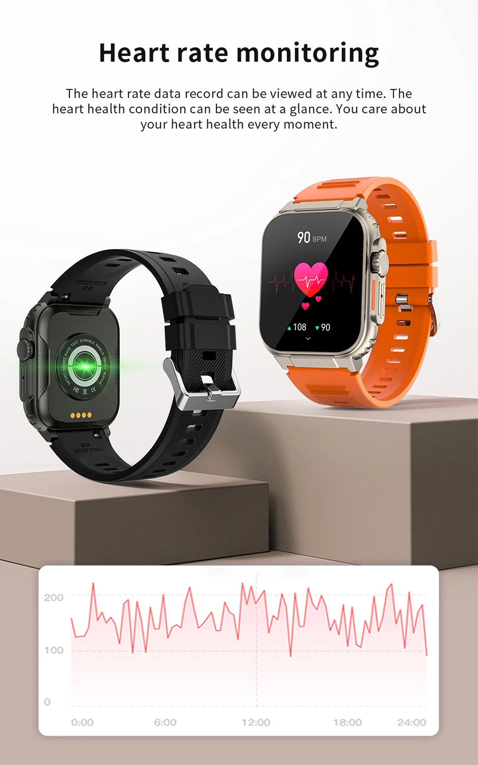 LIGE Bluetooth Call Men Smart Watch Women 600Mah Large Battery 100+ Sports Fitness Tracker Waterproof Local Music Smartwatch Man