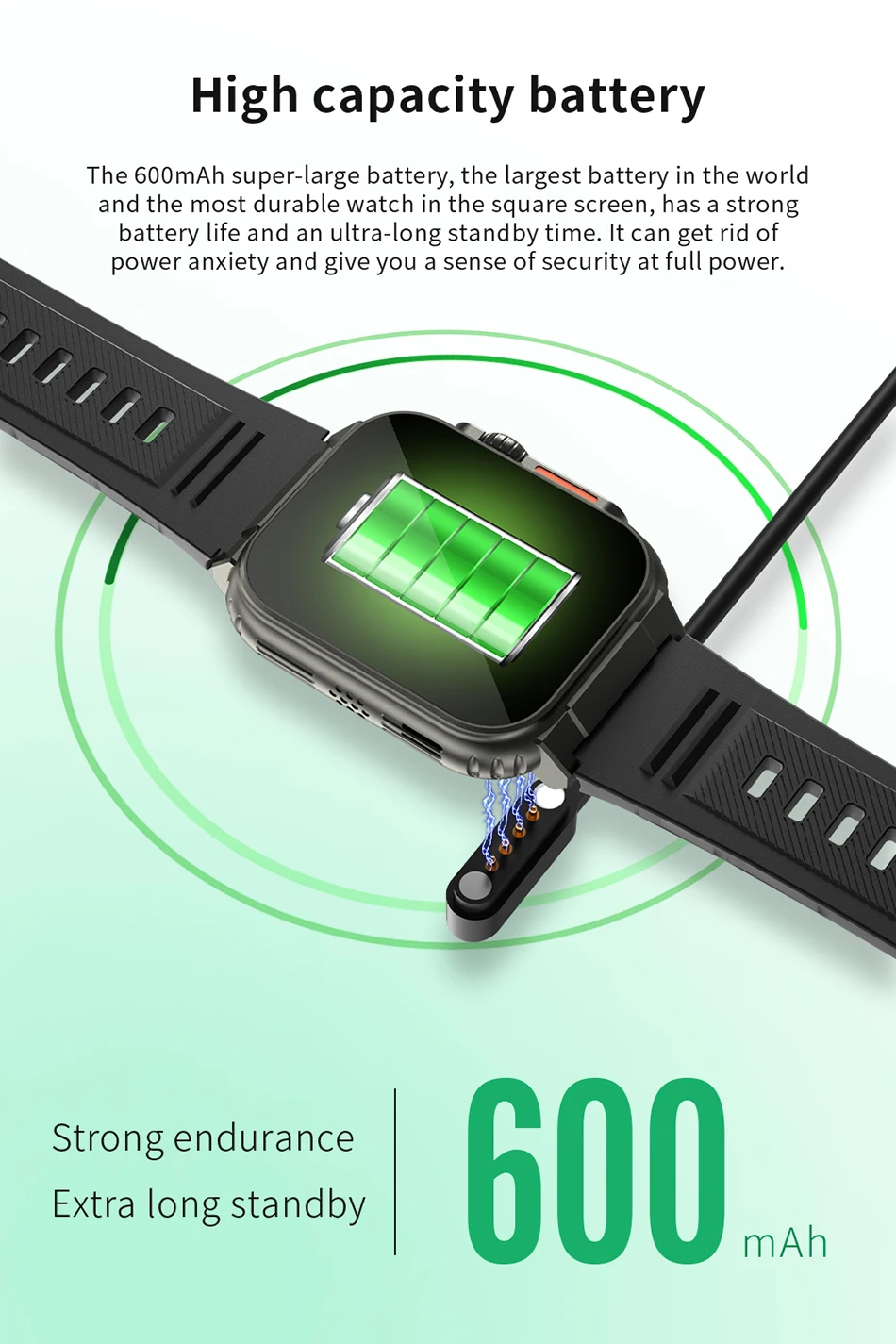 LIGE Bluetooth Call Men Smart Watch Women 600Mah Large Battery 100+ Sports Fitness Tracker Waterproof Local Music Smartwatch Man