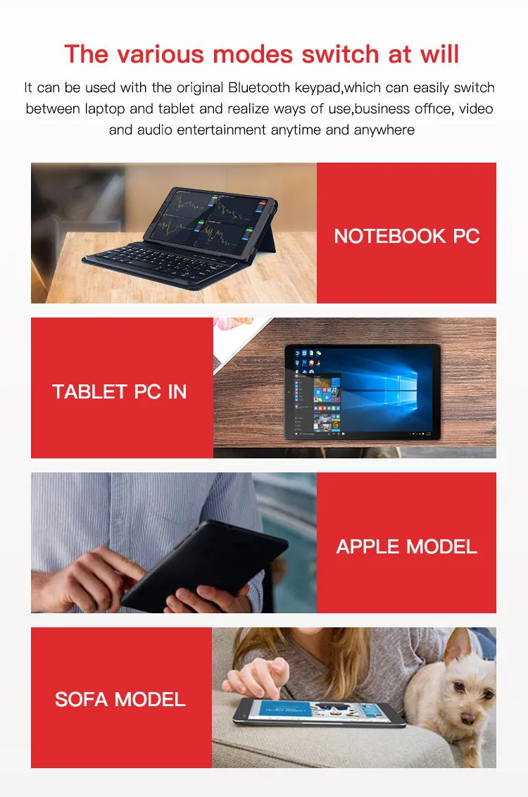 Hot Sale 4GB/8GB RAM 64GB/128GB ROM 8 INCH 64bit Windows 10 Tablets PC X5-Z8350 1.44GHz Quad-Core Mini Tablet Dual Camera