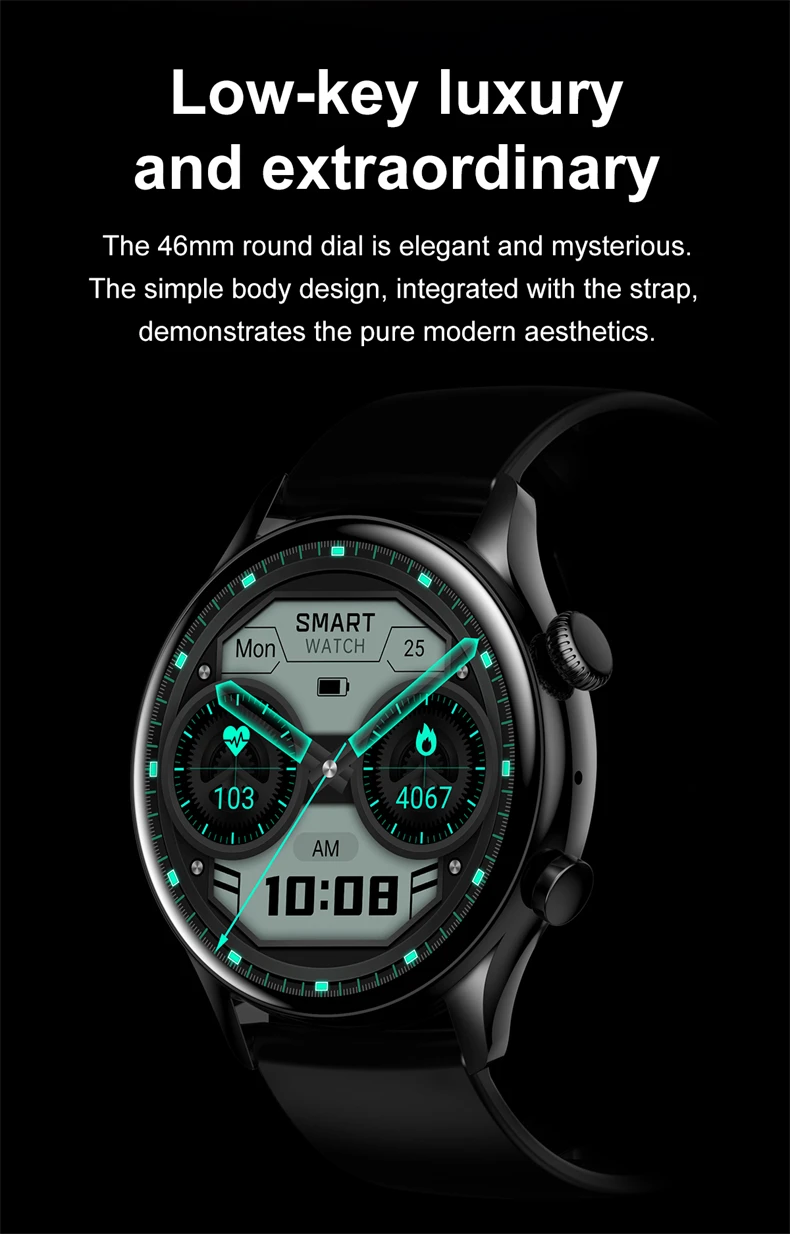 2026 New Smartwatch Women AMOLED HD Screen Always On Display Bluetooth Call IP68 Waterproof GPS Smart Men Watch For Android ios