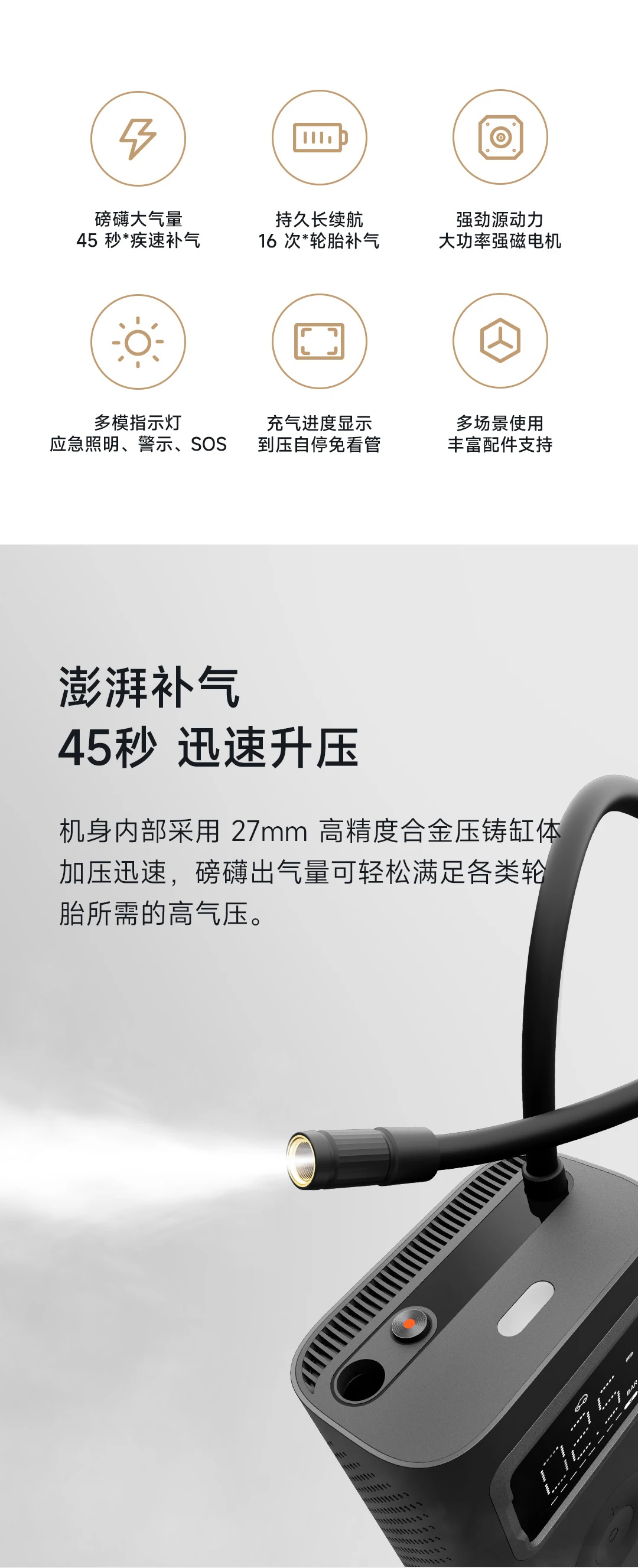 Xiaomi Mijia Air Pump 2Pro Portable Electric Air Compressor Mi Inflatable Treasure 150psi High Pressure Motorcycle Car Soccer