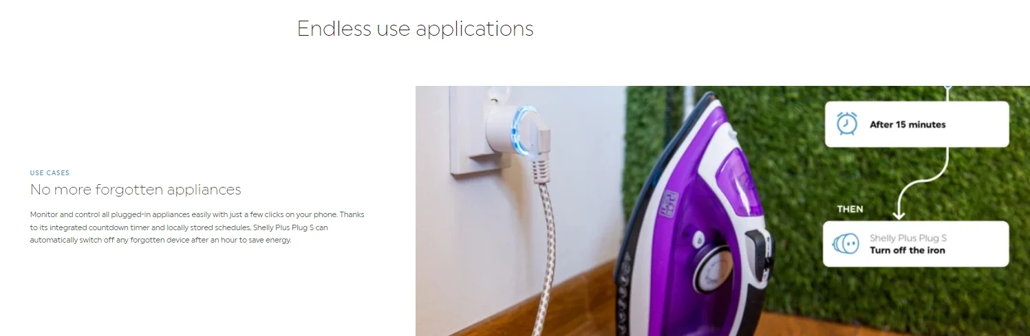 Shelly Plus Plug UK Manage Power Supplies 12A LED Indications Keep Aware Power Consumption Current State Embedded Webserve