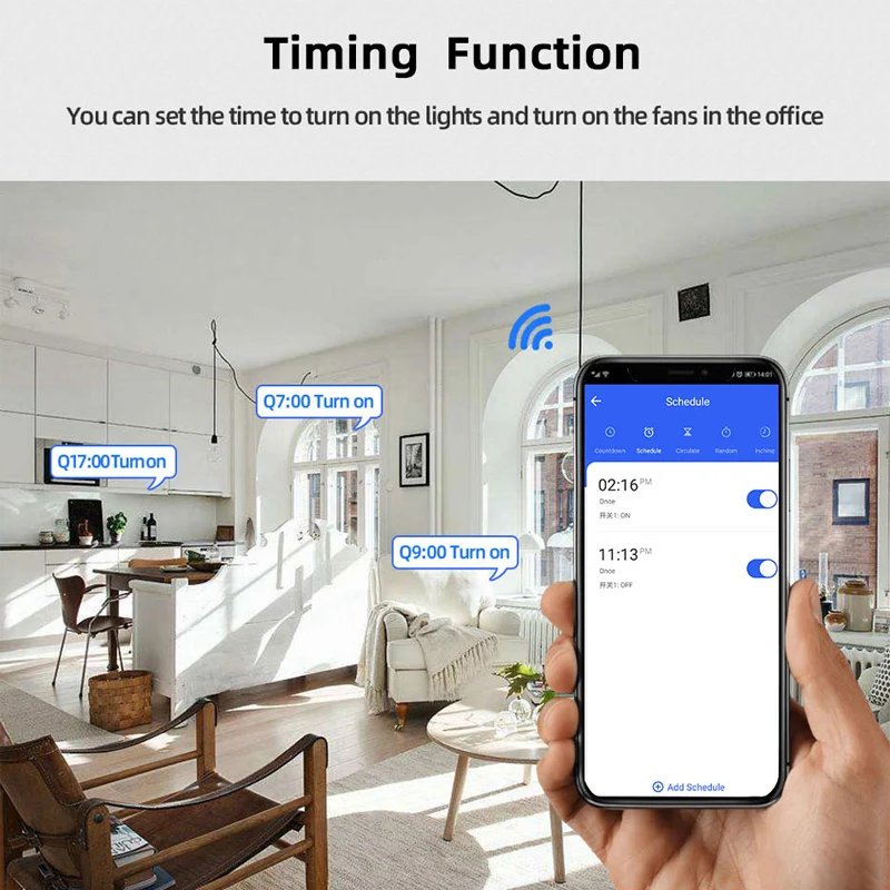 Tuya Smart 1 2 3 4 Phase Din Rail WIFI Circuit Breaker Smart Home Switch,63A MCB,Overload Short Circuit Protection,Alexa Remote