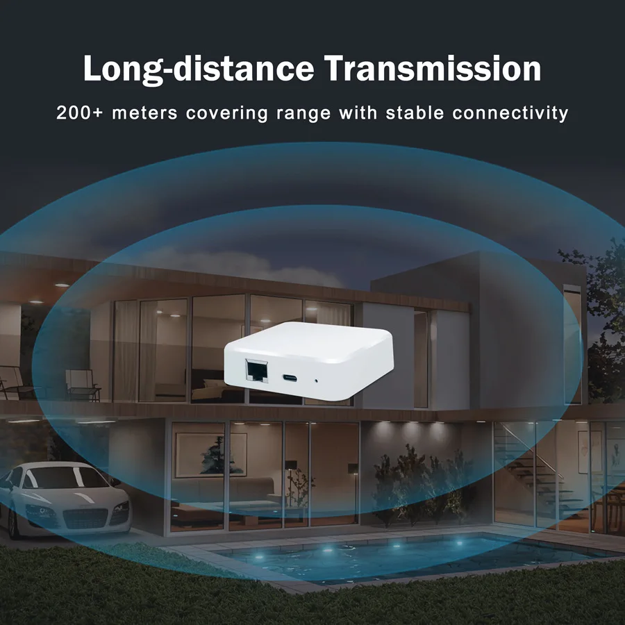 EweLink Smart Zigbee Gateway WiFi Gateway Wireless Smart Bridge APP Remote Control Connects to All Ewelink ZigBee 3.0 Products