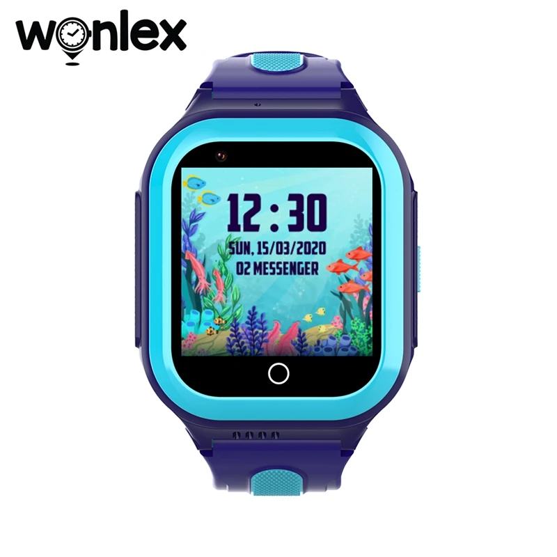 Wonlex Kids Smart Watch WiFi GPS LBS Tracker 4G Video Camera Phone Watch KT24SPlus Android8.1 Whatsapp