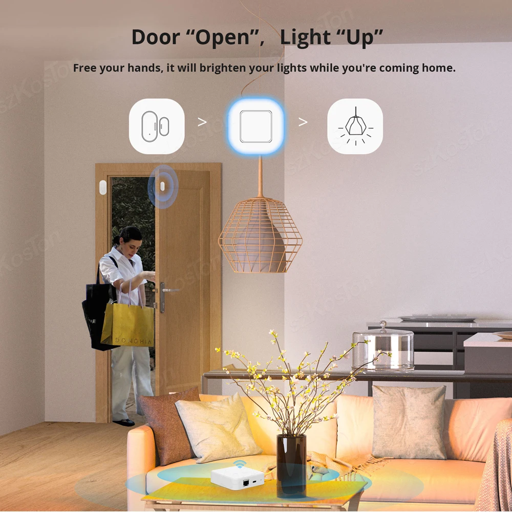 Zigbee 3.0 Wired Gateway Hub Smart Home For eWeLink APP Control RJ45 Ethernet Bridge Work with Alexa Home Assistant Zigbee2MQTT