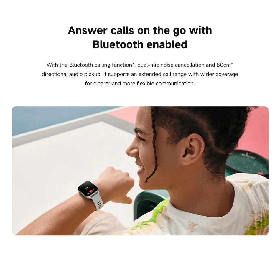 Global Version Xiaomi Redmi Watch 5 Active 2'' Display Up to 18 days of battery life 140+ Workout Modes Bluetooth Calling 5ATM
