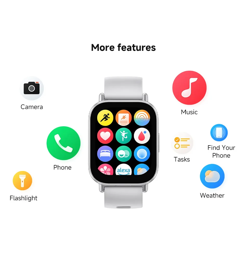 Global Version Xiaomi Redmi Watch 5 Active 2'' Display Up to 18 days of battery life 140+ Workout Modes Bluetooth Calling 5ATM