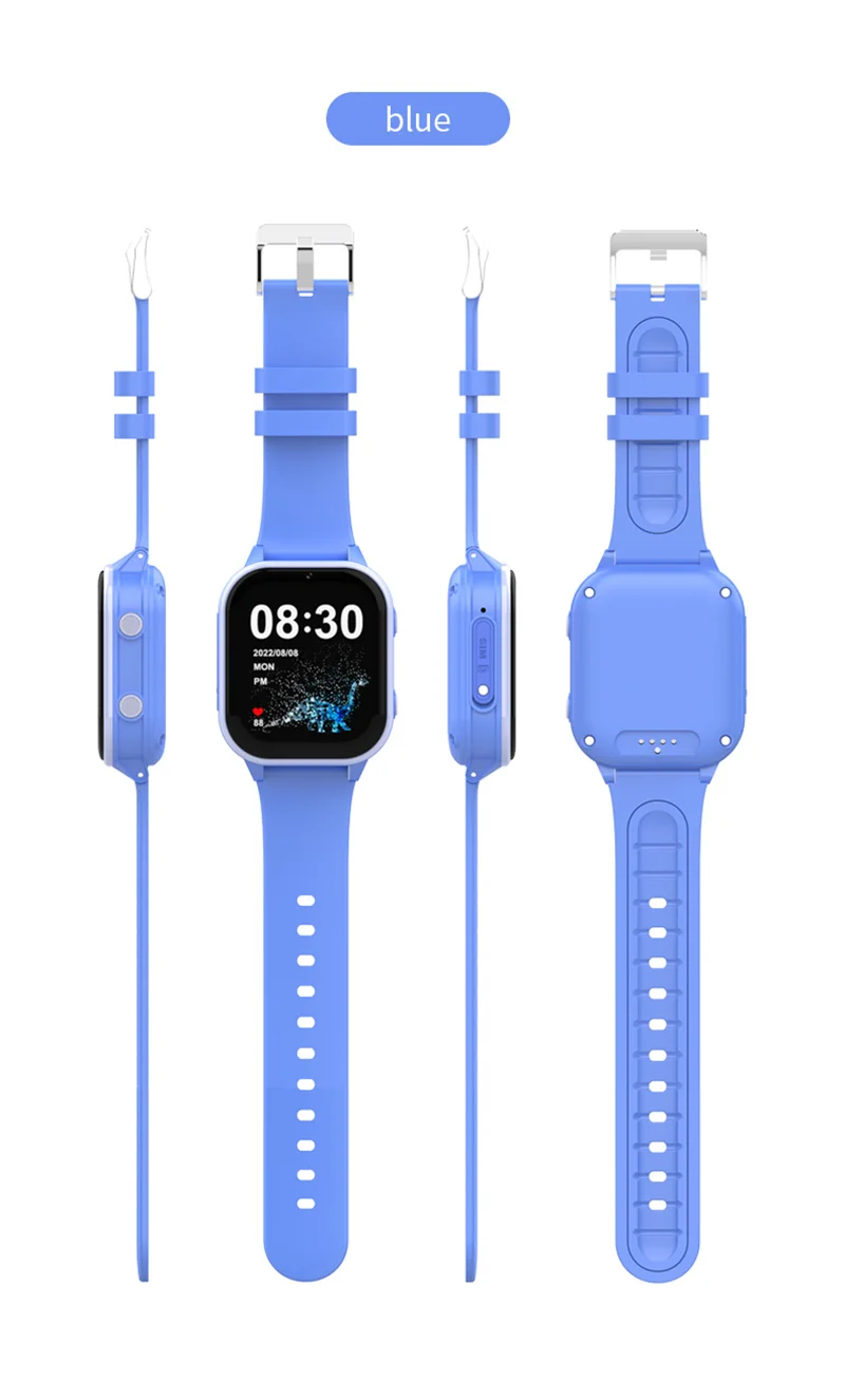 4G Smart Watch Kid SOS GPS WiFi Wristwatch Whatsapp KT19Pro MAX Android8.1 with Video Call Camera Monitor Children Smartwatch