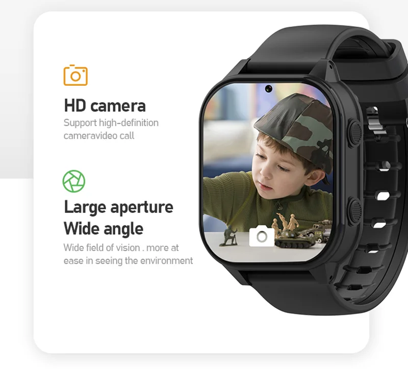 4G Smart Watch Kid SOS GPS WiFi Wristwatch Whatsapp KT19Pro MAX Android8.1 with Video Call Camera Monitor Children Smartwatch